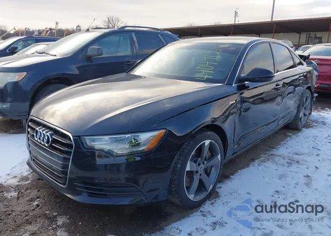 2013 Audi A6 3.0T Premium from USA, damaged, VIN WAUGGAFC0DN111428